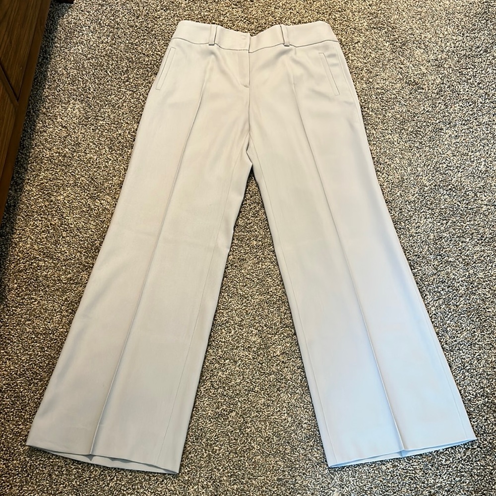 Armani Collezioni Gray Wool Blend Slacks